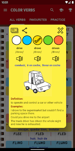 English Irregular Verbs PRO - screenshot 2