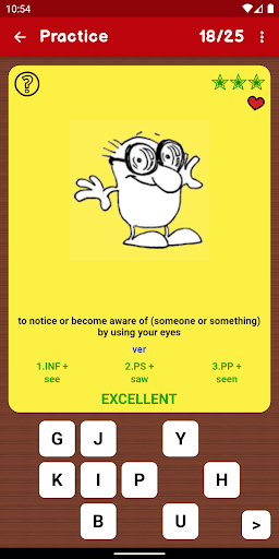 English Irregular Verbs PRO - screenshot 3