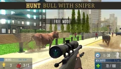 Angry Bull Fight Attack - Shooting - screenshot 1
