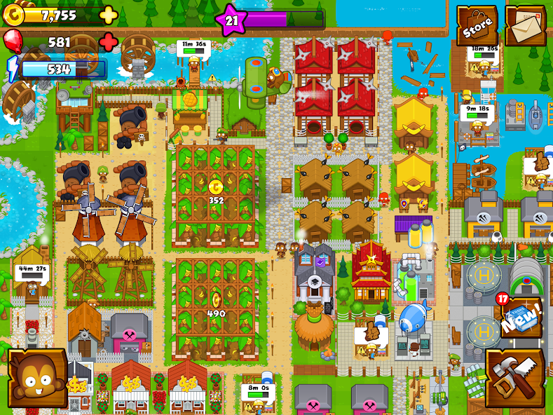 Bloons Monkey City - screenshot 1