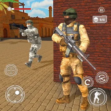 Counter Terrorist Stealth Mission Battleground War MOD APK icon