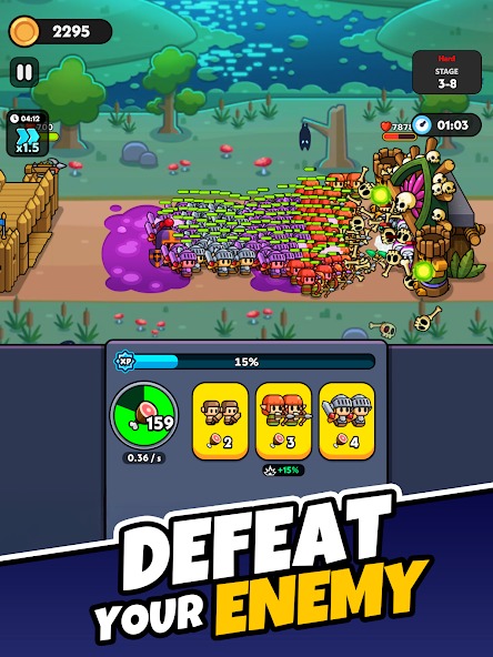 Tiny Warriors Rush APK - screenshot 1