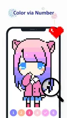 No.Pix - Color by Number, Pixel Art Coloring Book - screenshot 2