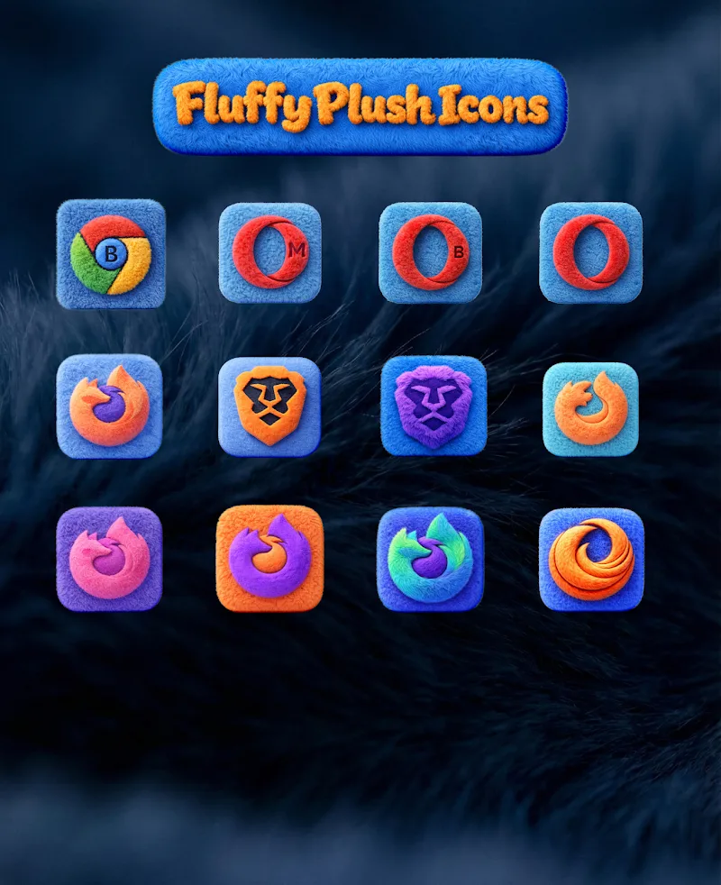Fluffy 3D Plush Icon Pack v1.0.3 APK (Full Version) - screenshot 3