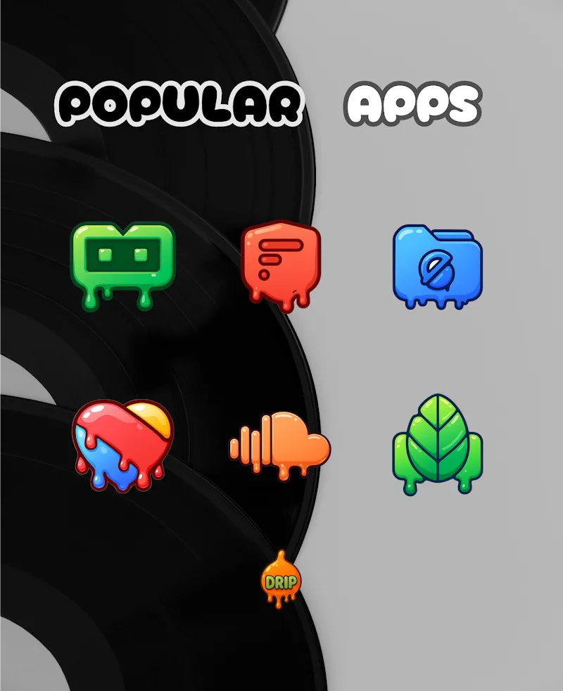 Drip Icon Pack v1.0.4 APK (Full Version) - screenshot 3
