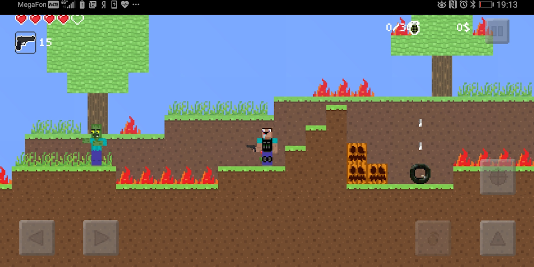 Noob vs zombie: Shooting Game - screenshot 1