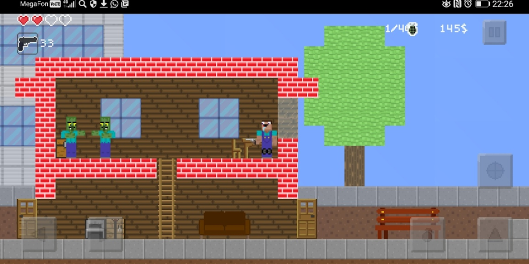 Noob vs zombie: Shooting Game - screenshot 2