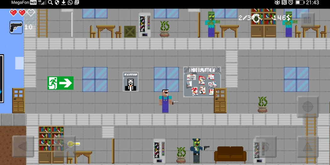 Noob vs zombie: Shooting Game - screenshot 4