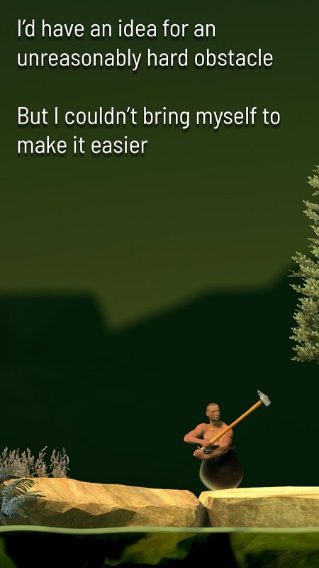 Getting Over It with Bennett Foddy - screenshot 1