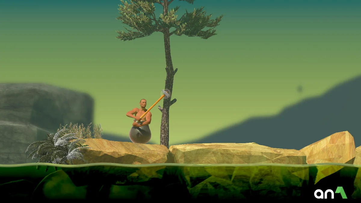 Getting Over It with Bennett Foddy - screenshot 1