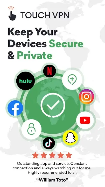 Touch VPN - screenshot 1