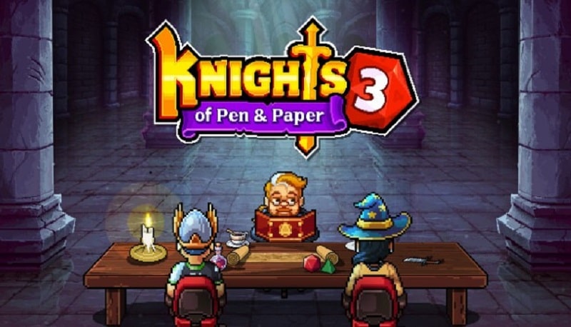 Knights of Pen and Paper 3 APK - app icon