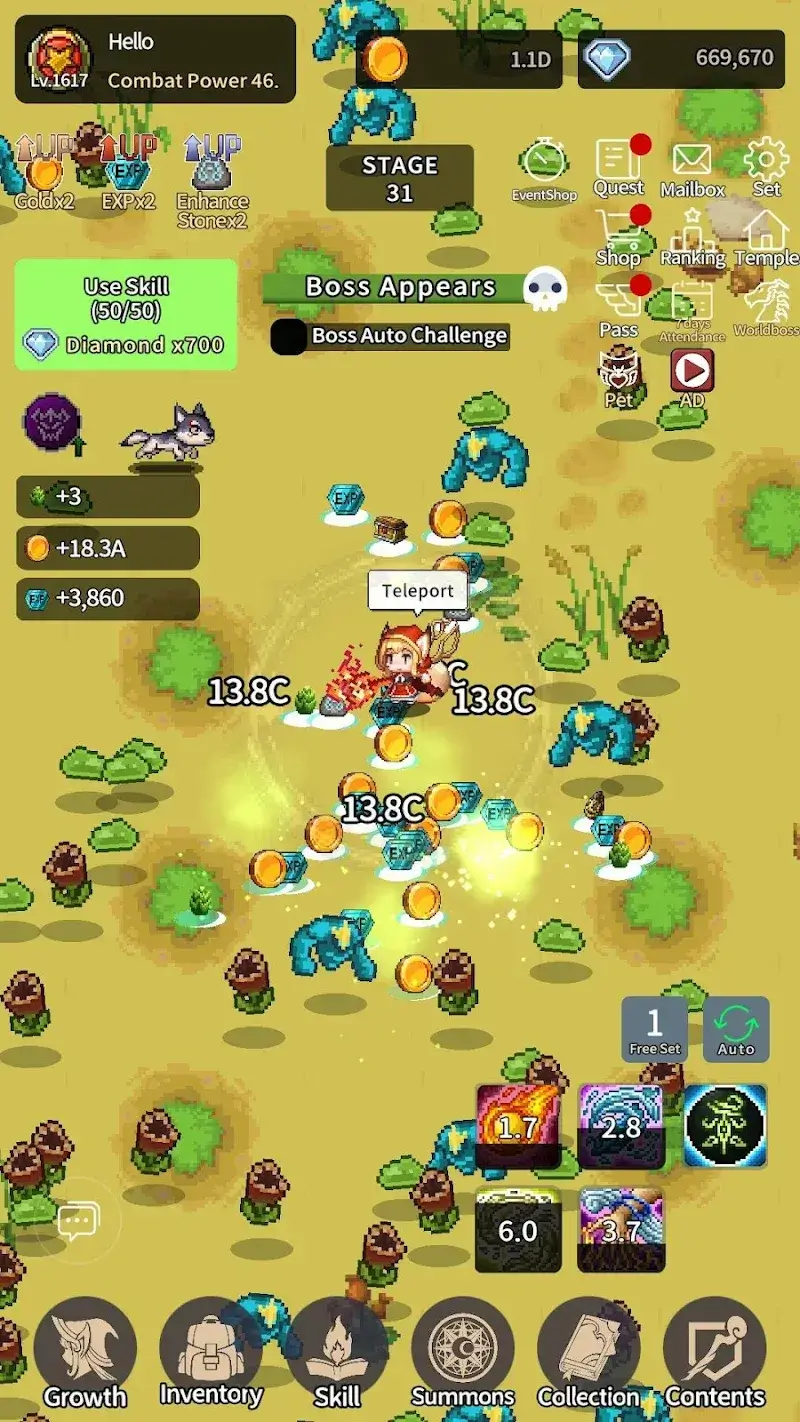 Legend Magician Idle RPG - screenshot 1