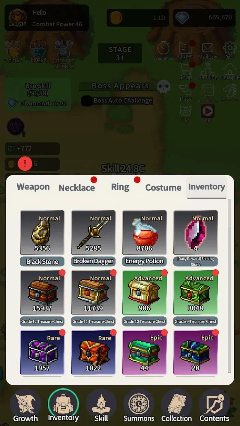 Legend Magician Idle RPG - screenshot 2