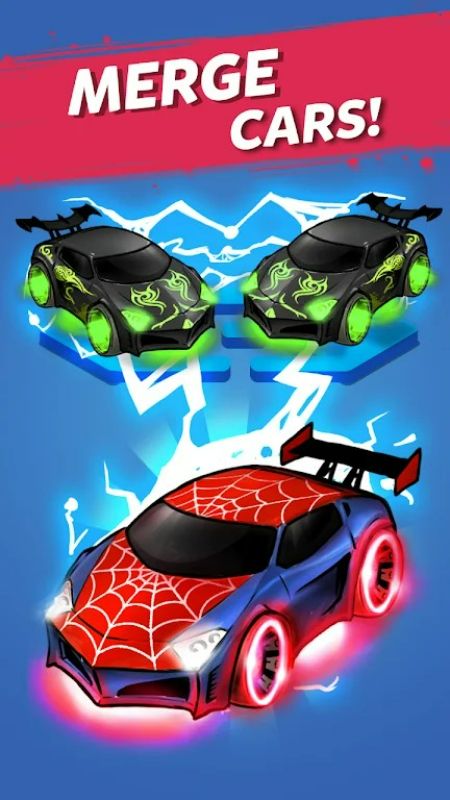 Merge Neon Car APK - screenshot 4