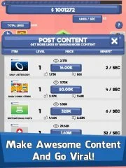 Social Network Tycoon - Idle Clicker & Tap Game - screenshot 1