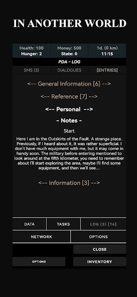 Fault Zone: Text RPG Survival - screenshot 12