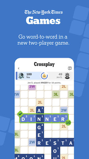 NYT Crossplay APK 2.4.1 (Full Game) for Android - screenshot 1