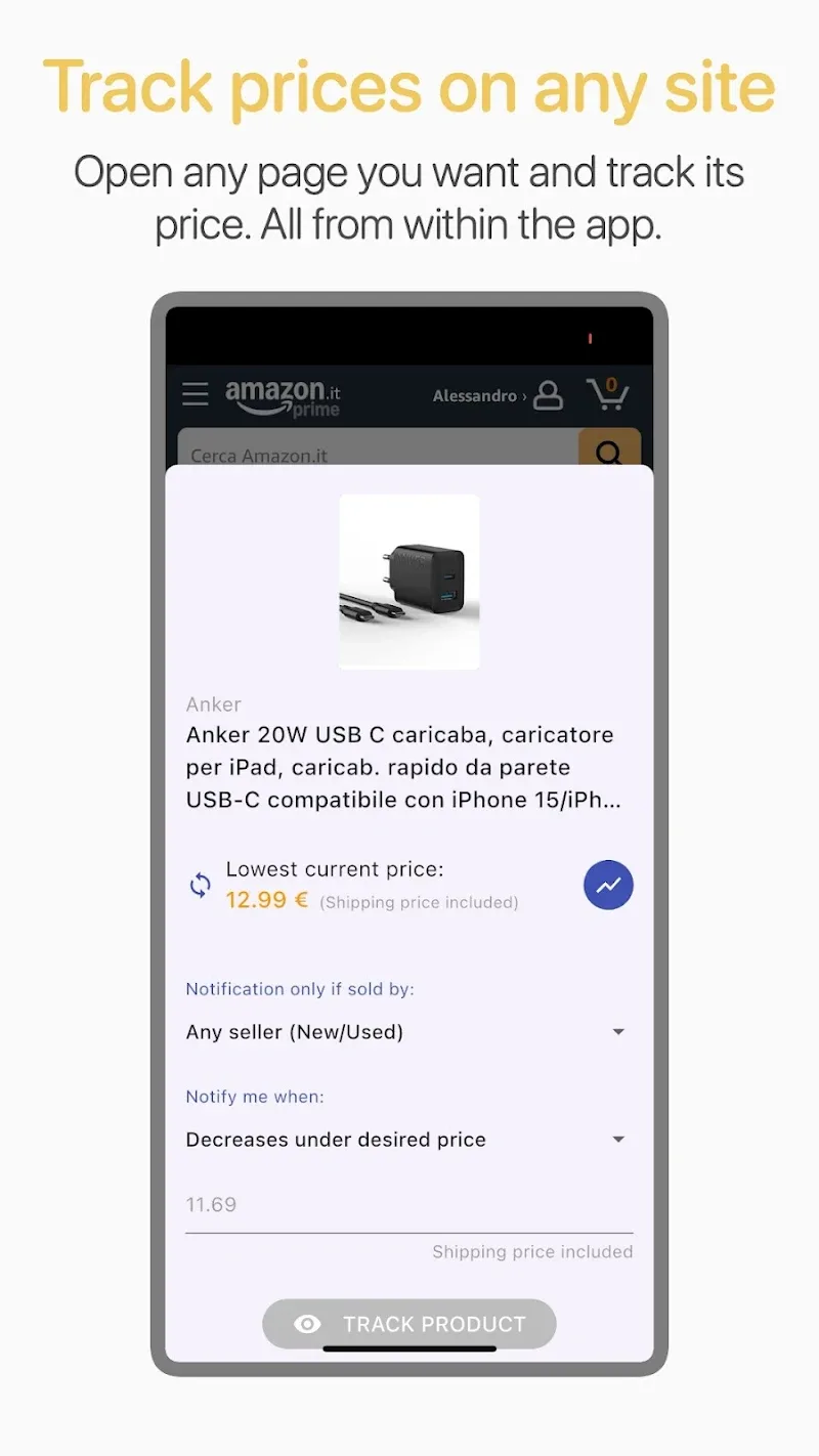 Price Tracker Reprice - screenshot 1