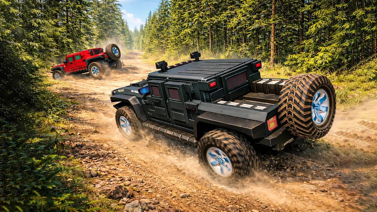 Jeep Simulator Game Hummer Car - screenshot 9