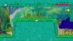 Jumping Slime 2D Platform Game - screenshot 1