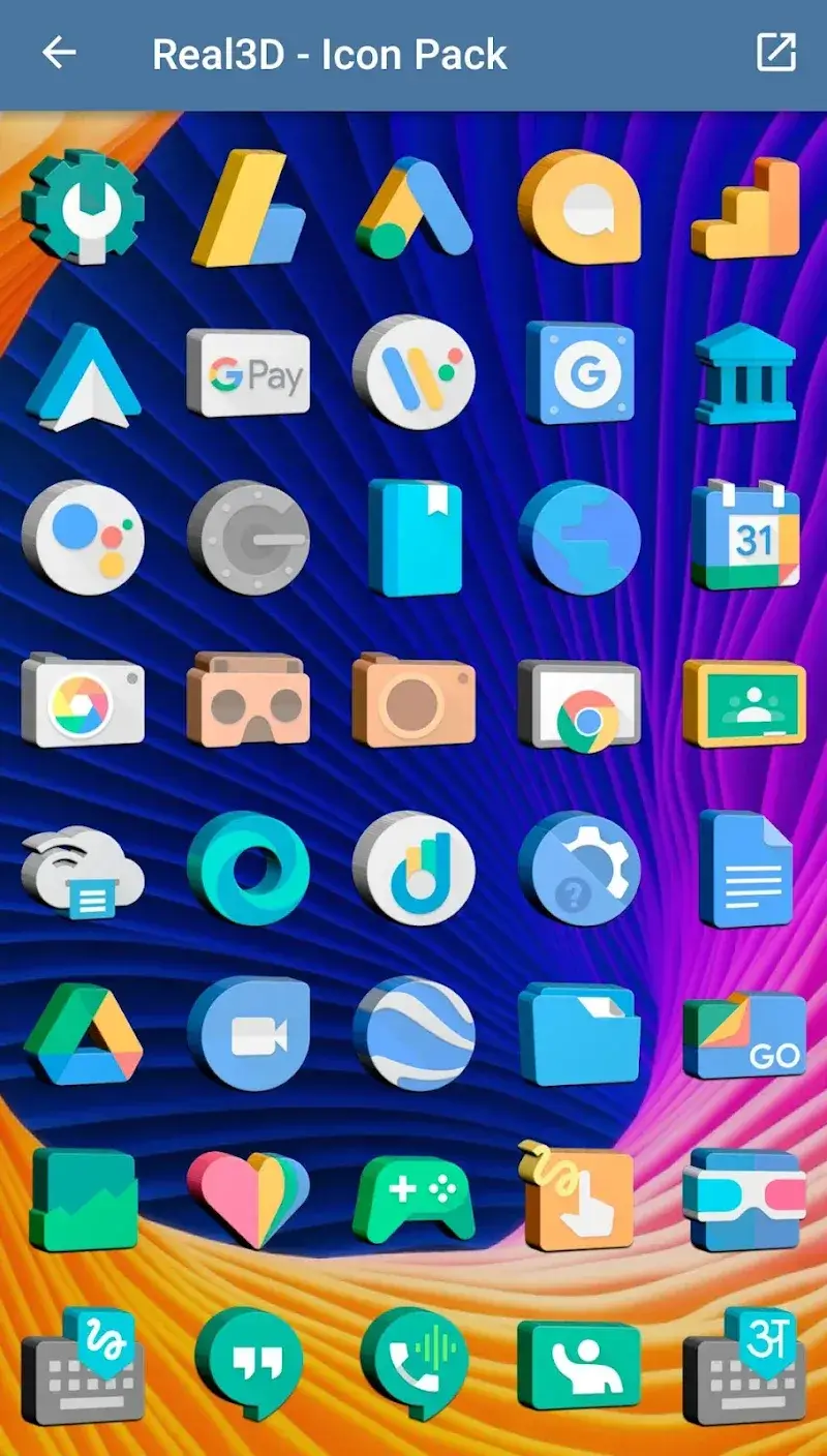 Real3D - Icon Pack - screenshot 3