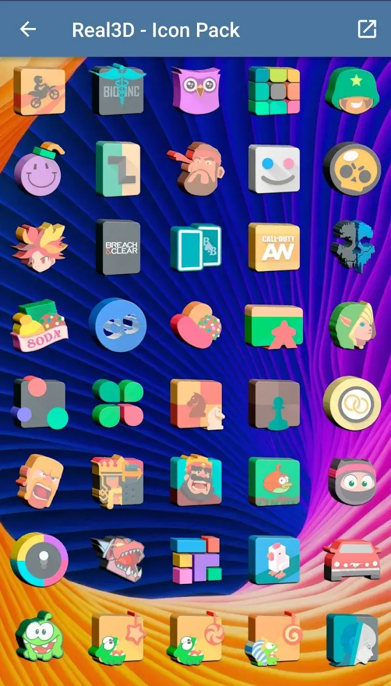 Real3D - Icon Pack - screenshot 4
