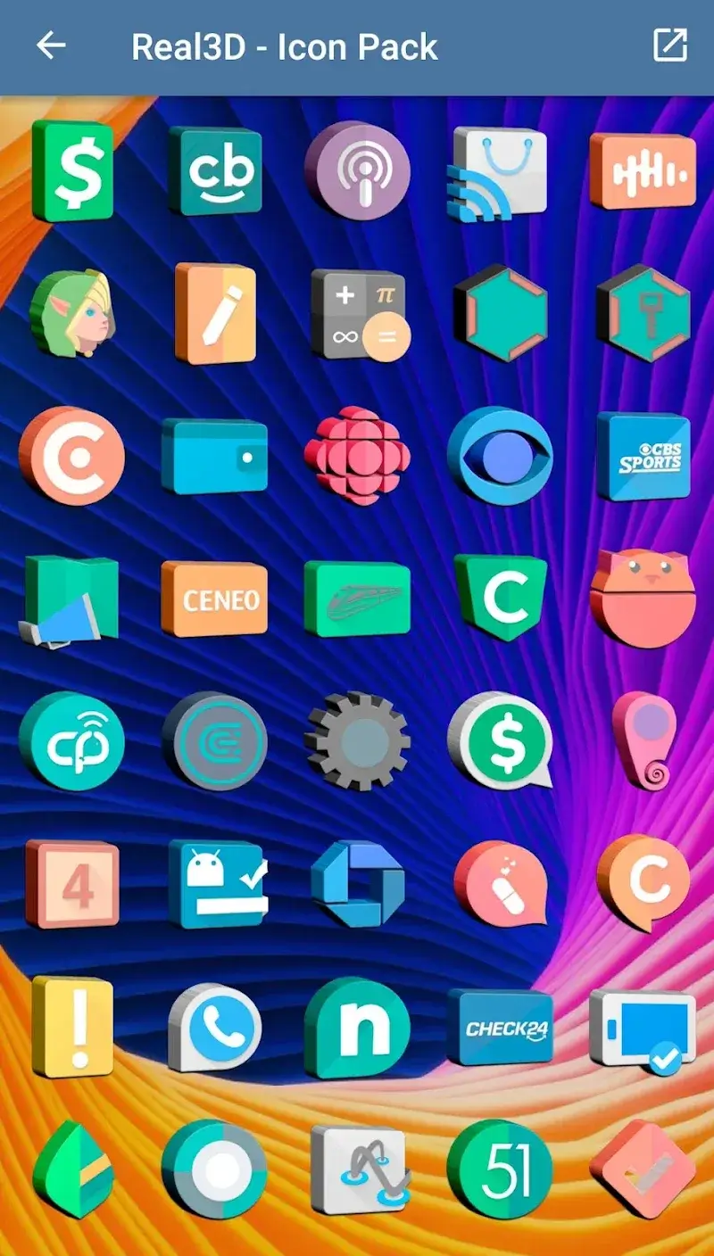 Real3D - Icon Pack - screenshot 5
