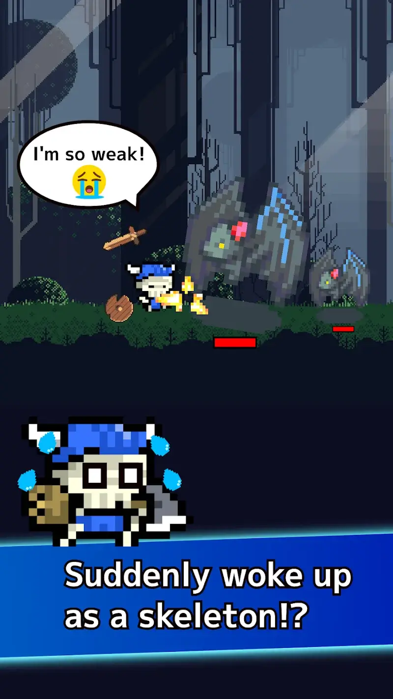 Idle Skeleton - Pixel RPG - screenshot 2