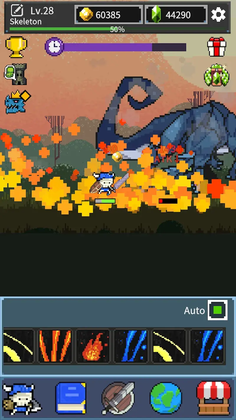 Idle Skeleton - Pixel RPG - screenshot 5