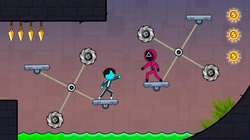 Stickman Red boy and Blue girl APK - app icon