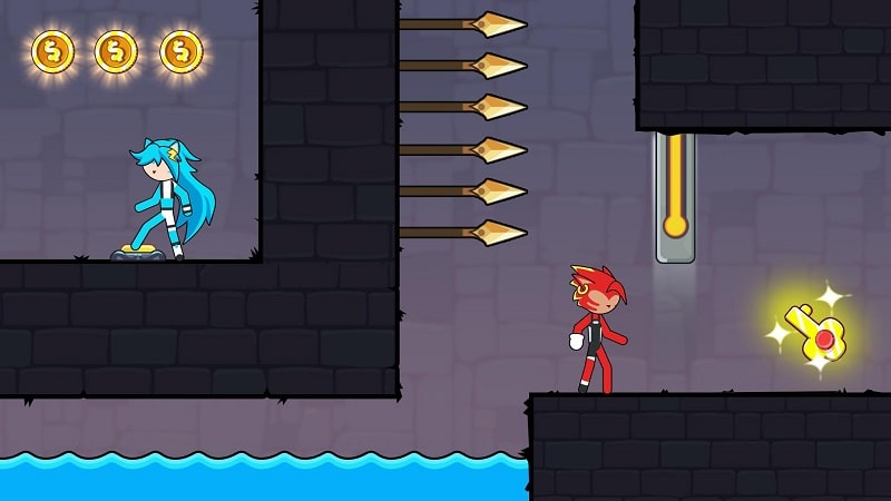 Stickman Red boy and Blue girl APK - screenshot 5