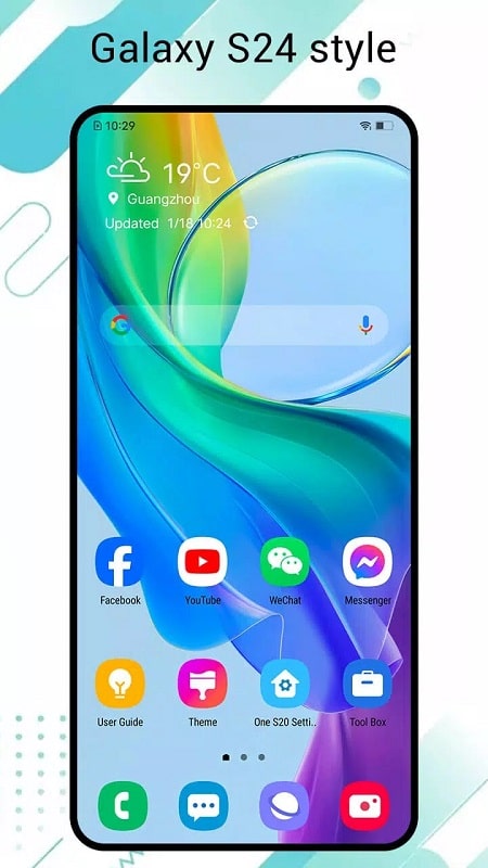 One S24 Launcher APK - screenshot 1