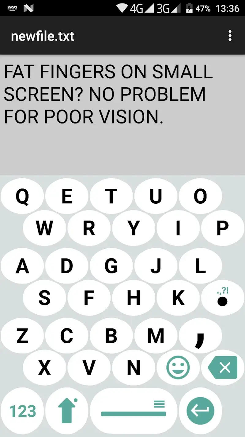 1C Big Keyboard - screenshot 1