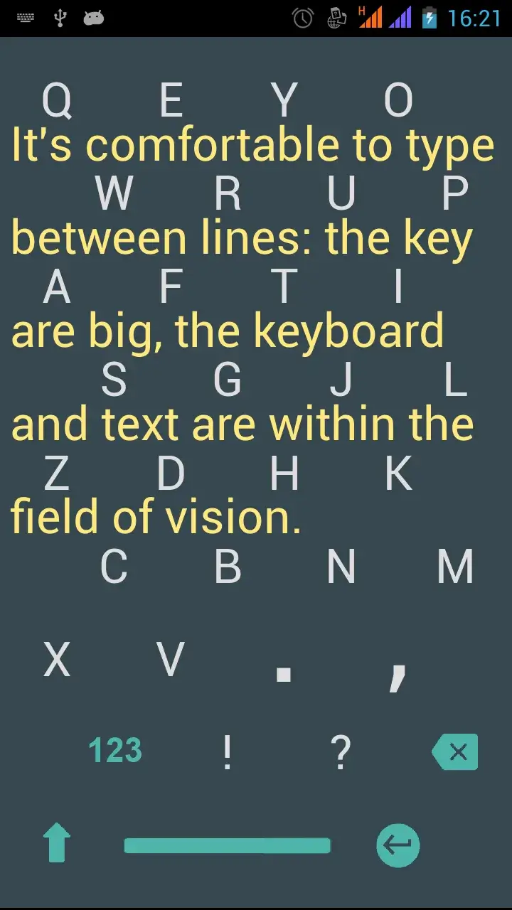 1C Big Keyboard - screenshot 2