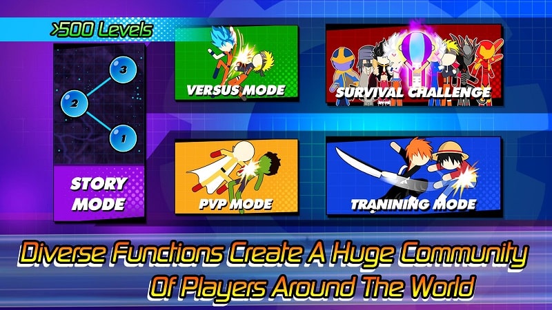 Super Stick Fight All-Star Hero APK - screenshot 4