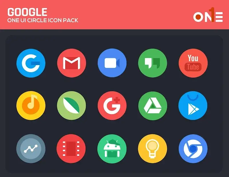 OneUI Circle Icon Pack - screenshot 2