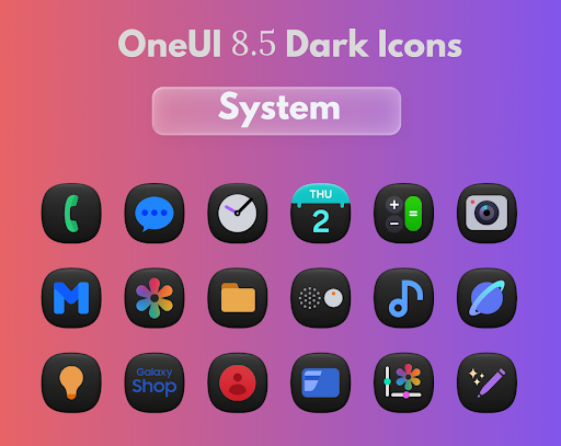 OneUi 8.5 Dark Icons - screenshot 1