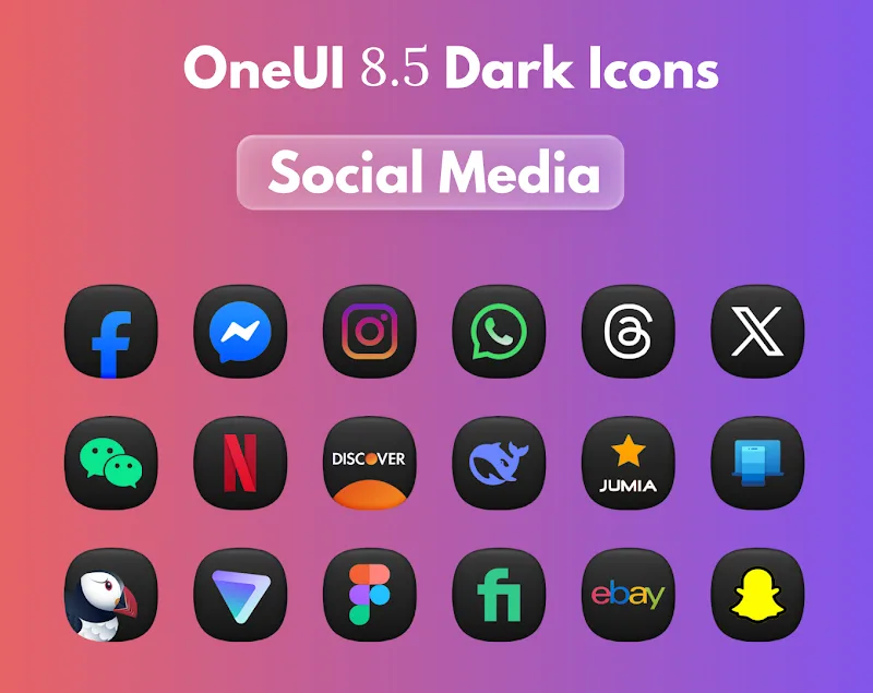 OneUi 8.5 Dark Icons v1.6 APK (Full Version) - screenshot 3