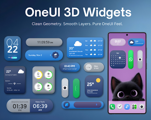 OneUI 3D Widgets - screenshot 2