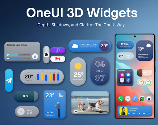 OneUI 3D Widgets - screenshot 4