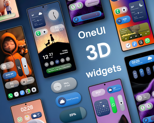 OneUI 3D Widgets - screenshot 5