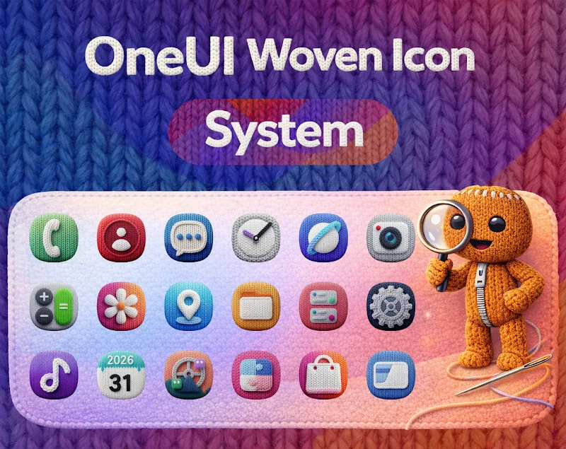 OneUI Woven Icon pack - screenshot 1