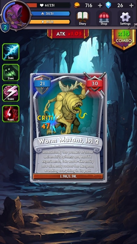 Dungeons of Dragons Roguelike APK - screenshot 2