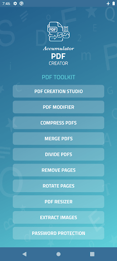 Accumulator PDF creator - screenshot 2