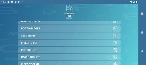 Accumulator PDF creator - screenshot 6