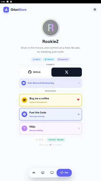 Orion Store - screenshot 1