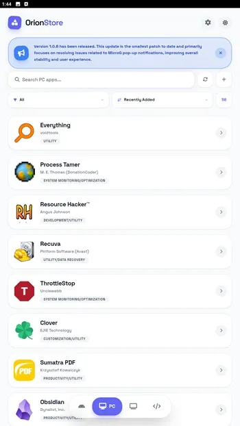 Orion Store - screenshot 3