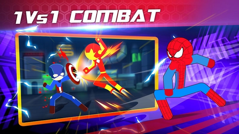 Super Stickman Heroes Fight APK - screenshot 1