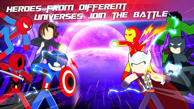 Super Stickman Heroes Fight APK - screenshot 2